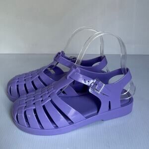 Mini Melissa Jelly Sandals • Purple • Toddler Size 2 • Girls